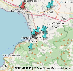 Mappa Piazzale Milante Tommaso, 80053 Castellammare di Stabia NA, Italia (3.2425)