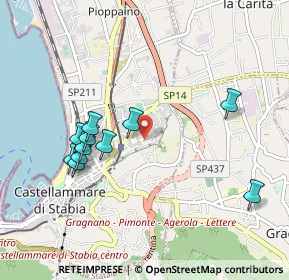 Mappa Piazzale Milante Tommaso, 80053 Castellammare di Stabia NA, Italia (1.02636)