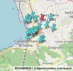 Mappa Piazzale Milante Tommaso, 80053 Castellammare di Stabia NA, Italia (1.24)