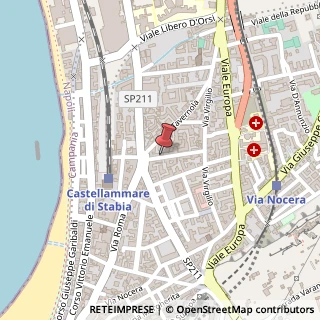 Mappa Via Pietro Carrese, 19, 80053 Castellammare di Stabia, Napoli (Campania)