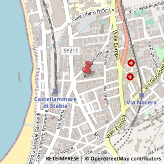 Mappa Via Pietro Carrese, 25, 80053 Castellammare di Stabia, Napoli (Campania)