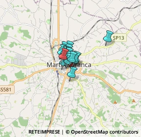 Mappa Via Armando Micoli, 74015 Martina Franca TA, Italia (0.62211)