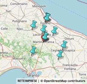 Mappa Via Armando Micoli, 74015 Martina Franca TA, Italia (10.07167)