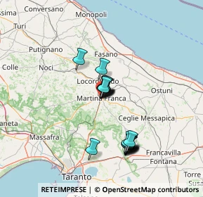 Mappa Via Armando Micoli, 74015 Martina Franca TA, Italia (12.117)