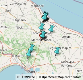 Mappa Via Armando Micoli, 74015 Martina Franca TA, Italia (11.16)