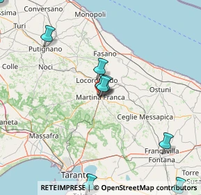 Mappa Via Armando Micoli, 74015 Martina Franca TA, Italia (26.32273)