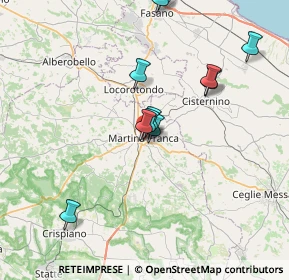 Mappa Via Armando Micoli, 74015 Martina Franca TA, Italia (7.54364)