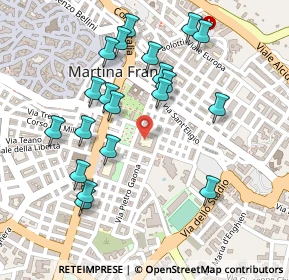 Mappa Via Armando Micoli, 74015 Martina Franca TA, Italia (0.2645)