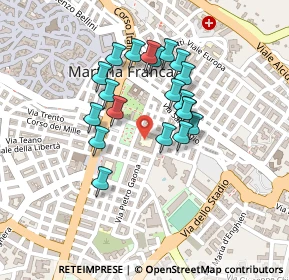 Mappa Via Armando Micoli, 74015 Martina Franca TA, Italia (0.193)