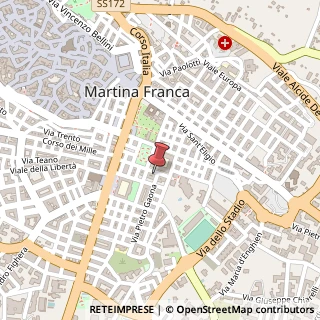 Mappa Via Pietro Scialpi, 8, 74015 Martina Franca, Taranto (Puglia)