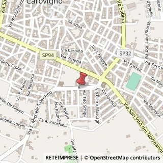 Mappa Via San Michele Salentino, 33, 72012 Carovigno, Brindisi (Puglia)