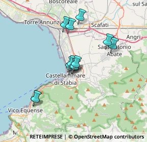 Mappa Via Giuseppe Cosenza, 80053 Castellammare di Stabia NA, Italia (2.93385)