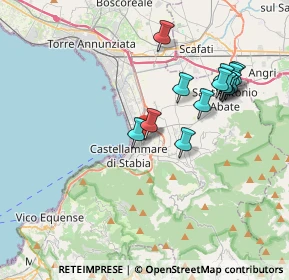 Mappa Via Giuseppe Cosenza, 80053 Castellammare di Stabia NA, Italia (3.95357)