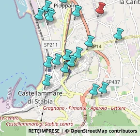 Mappa Via Giuseppe Cosenza, 80053 Castellammare di Stabia NA, Italia (1.05889)