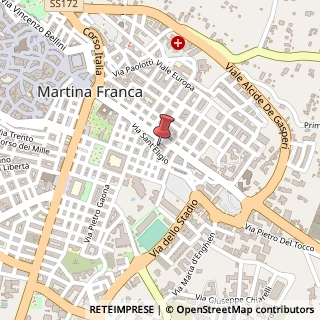 Mappa Via Sant' Eligio, 21, 74015 Martina Franca, Taranto (Puglia)