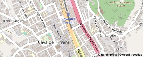 Mappa Cava de’ Tirreni