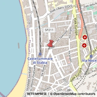 Mappa Piazza Spartaco, 29, 80053 Castellammare di Stabia, Napoli (Campania)