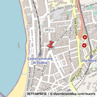 Mappa Piazza Spartaco, 4, 80053 Castellammare di Stabia, Napoli (Campania)