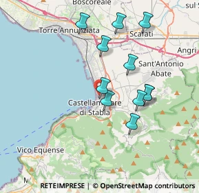 Mappa , 80053 Castellammare di Stabia NA, Italia (3.62182)