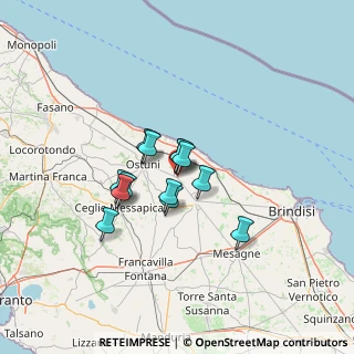 Mappa Via G. Passavalle, 72012 Carovigno BR, Italia (9.49231)