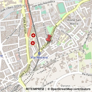 Mappa Via Giuseppe Cosenza, 174, 80053 Castellammare di Stabia, Napoli (Campania)