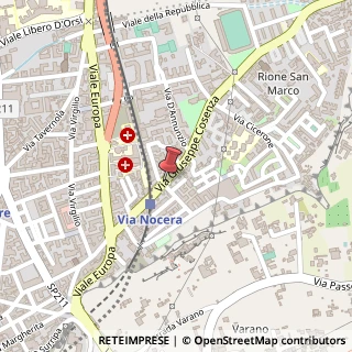 Mappa Via Giuseppe Cosenza, 164, 80053 Castellammare di Stabia, Napoli (Campania)