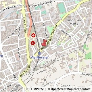 Mappa Via Giuseppe Cosenza, 140, 80053 Castellammare di Stabia, Napoli (Campania)