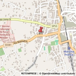 Mappa Via Massafra, 30 b, 74015 Martina Franca, Taranto (Puglia)