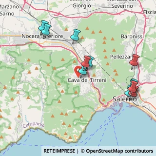 Mappa Via Gennaro Avagliano, 84013 Cava de' Tirreni SA, Italia (4.89)