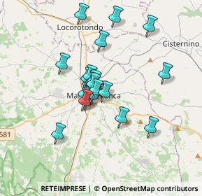 Mappa Via Generale Michele Semeraro, 74015 Martina Franca TA, Italia (2.932)