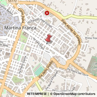 Mappa Via Serranuda, 29, 74015 Martina Franca, Taranto (Puglia)
