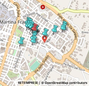 Mappa Piazza D'angio' F, 74015 Martina Franca TA, Italia (0.2)