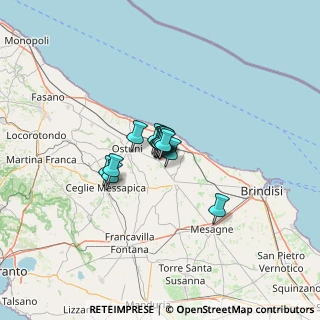 Mappa Via Pietro Nenni, 72012 Carovigno BR, Italia (6.01923)