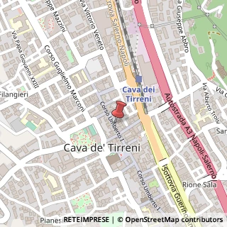 Mappa Corso Umberto I, 339, 84013 Cava de' Tirreni, Salerno (Campania)