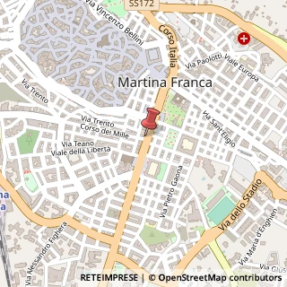 Mappa Corso Italia, 94, 74015 Martina Franca, Taranto (Puglia)