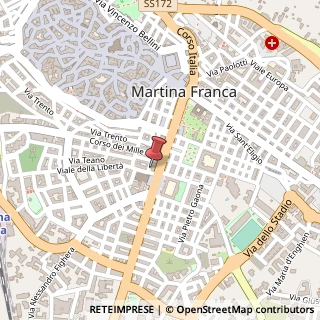Mappa Via Trieste, 43, 74015 Martina Franca, Taranto (Puglia)