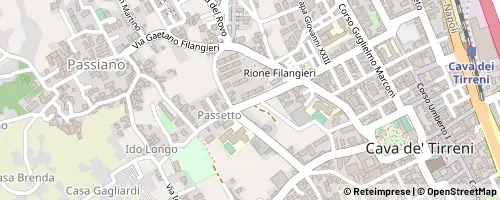 Mappa Cava de' Tirreni