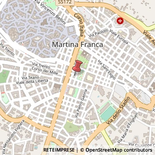 Mappa Piazza Francesco Crispi, 5, 74015 Martina Franca, Taranto (Puglia)