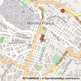 Mappa Via Fischietti Francesco, 4, 74015 Martina Franca, Taranto (Puglia)