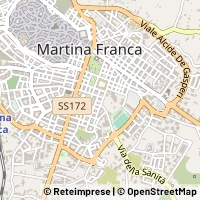 Mapa Martina Franca