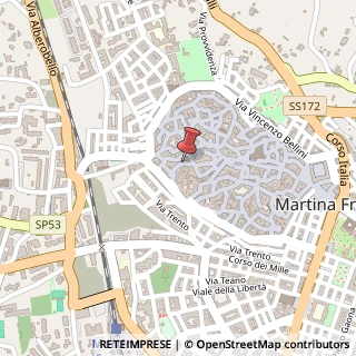 Mappa Via Conte Leopardi, 19, 74015 Martina Franca, Taranto (Puglia)