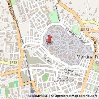 Mappa Via Alessandro Manzoni, 21, 74015 Martina Franca, Taranto (Puglia)