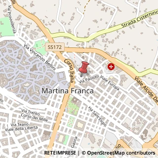 Mappa Via Cristo la Grotta, 5, 74015 Martina Franca, Taranto (Puglia)