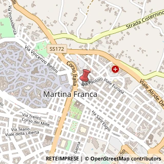 Mappa Via Francesco Paolotti, 14, 74015 Martina Franca, Taranto (Puglia)