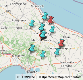 Mappa Via Serramancone, 74015 Martina Franca TA, Italia (10.0915)