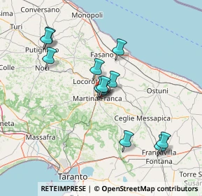 Mappa Via Ostuni, 74015 Martina Franca TA, Italia (14.06583)