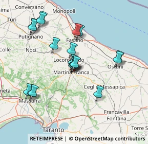 Mappa Via Ostuni, 74015 Martina Franca TA, Italia (14.92895)