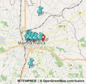 Mappa Via Ostuni, 74015 Martina Franca TA, Italia (1.52455)