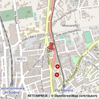 Mappa Viale Europa, 43, 80053 Castellammare di Stabia, Napoli (Campania)