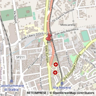 Mappa Viale Europa, 186, 80053 Castellammare di Stabia, Napoli (Campania)